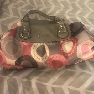 Coach Ashley Signature Satin Satchel